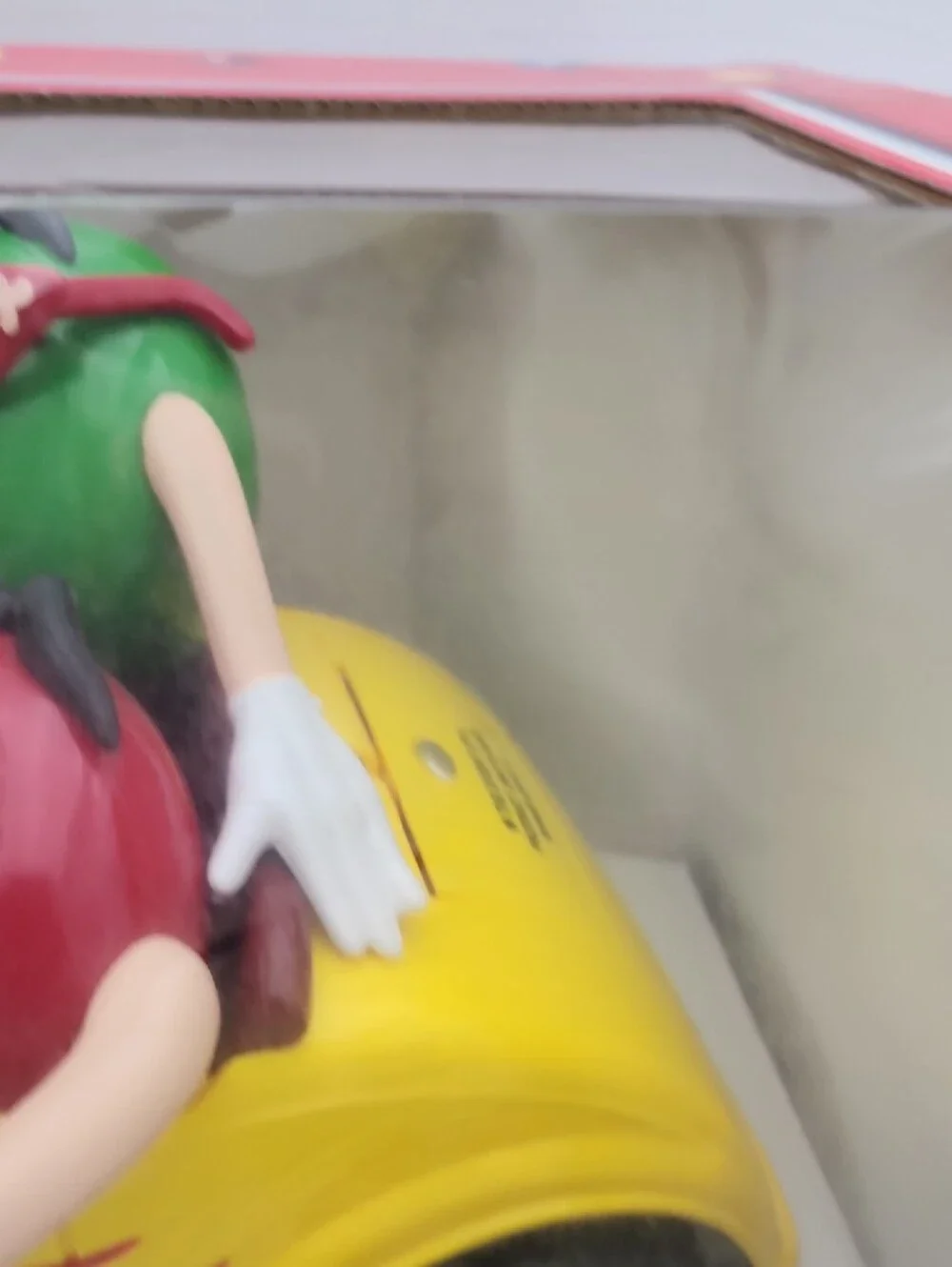 M&M'S Yellow Rebel Hot Rod with Red and Green Characters